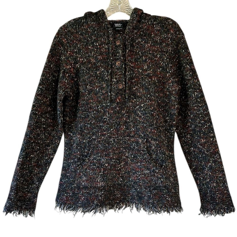 Tribal Multicolor Hooded Sweater